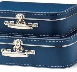 Kids Concept Reiseveske I Papp 2-pack, Blå