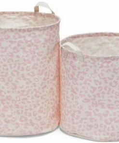 Alice & Fox Oppbevaringskurv 2-pack Leopard