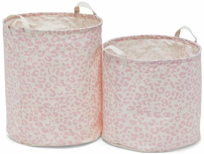 Alice & Fox Oppbevaringskurv 2-pack Leopard 1 Alice & Fox Oppbevaringskurv 2-pack Leopard