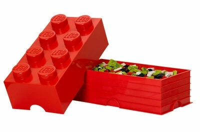 LEGO Oppbevaring 8 Rød 1 LEGO Oppbevaring 8 Rød