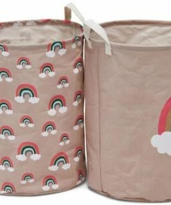 Alice & Fox Oppbevaringskurver 2-pack, Regnbue
