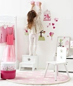 Kids Concept Pakke Klesstativ & Kleshengere X 6, Hvit -jollyroom Butikk 127711 3