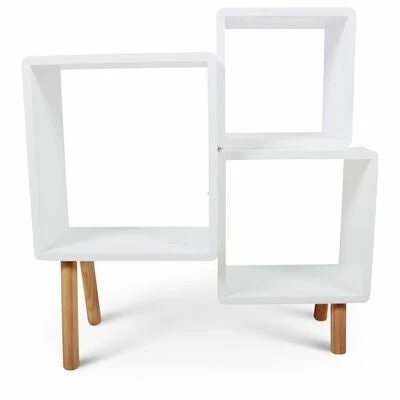 Alice & Fox Bokhylle Cube Hvit/Natur 6 Alice & Fox Bokhylle Cube Hvit/Natur - Bilde 6