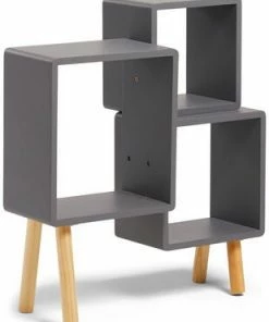 Alice & Fox Bokhylle Cube, Grå/Natur 11 Alice & Fox Bokhylle Cube, Grå/Natur -jollyroom Butikk 13A 122 grey 2256 4b