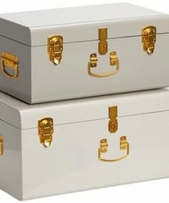 Minitude Oppbevaringsesker Koffert 2-pack, Grå