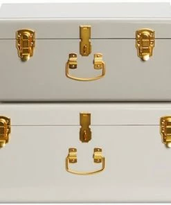 Minitude Oppbevaringsesker Koffert 2-pack, Grå -jollyroom Butikk 2162007 S2 GG 2460 4a