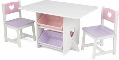 Kidkraft Bord & Stoler Med Oppbevaring 1 Kidkraft Bord & Stoler Med Oppbevaring