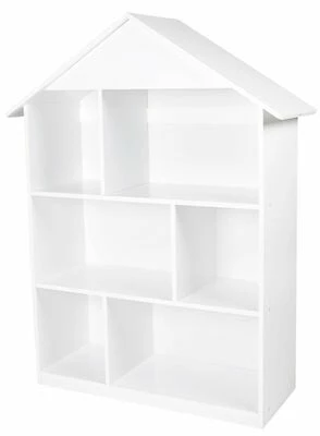 Alice & Fox Bokhylle Hus, Hvit 1 Alice & Fox Bokhylle Hus, Hvit