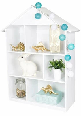 Alice & Fox Bokhylle Hus, Hvit 3 Alice & Fox Bokhylle Hus, Hvit - Bilde 3