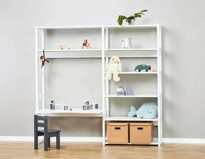 Hoppekids STOREY Set With 2 Cross-supports, 80 Cm, White 2 Hoppekids STOREY Set With 2 Cross-supports, 80 Cm, White - Bilde 2