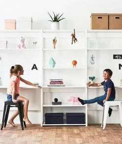 Hoppekids STOREY Sett Med 4 Hyller Og 2 Krysstøtter, 80 Cm, Hvit -jollyroom Butikk 38 0005 82 086 1913 3c