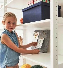 Hoppekids STOREY Sett Med 4 Hyller Og 2 Krysstøtter, 80 Cm, Hvit -jollyroom Butikk 38 0005 82 106 1913 3d