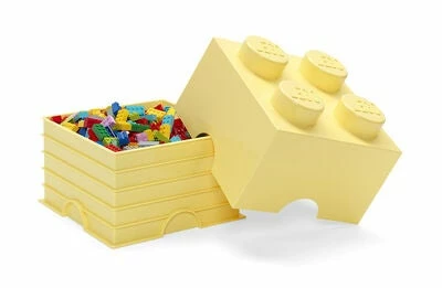 LEGO Oppbevaring 4 Design Collection Cool Yellow 1 LEGO Oppbevaring 4 Design Collection Cool Yellow