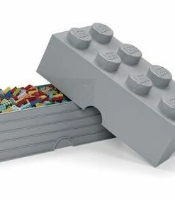 LEGO Oppbevaring 8 Design Collection Grå -jollyroom Butikk 39 0417 40 2