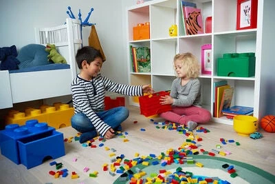 LEGO Oppbevaring Med Skuff 4, Dark Grey 3 LEGO Oppbevaring Med Skuff 4, Dark Grey - Bilde 3