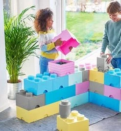 LEGO Oppbevaringsboks Med Skuff 8, Blå -jollyroom Butikk 40061731 2595 3a