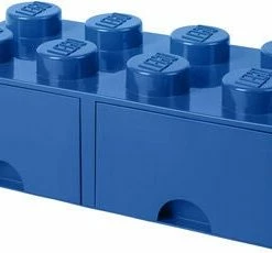 LEGO Oppbevaringsboks Med Skuff 8, Blå