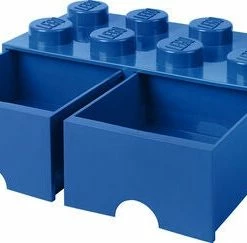 LEGO Oppbevaringsboks Med Skuff 8, Blå -jollyroom Butikk 40061731 LEGO FC3B6rvaring med lC3A5da 8 BlC3A5 3b