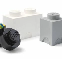 LEGO Oppbevaring 3, White/Grey/Black