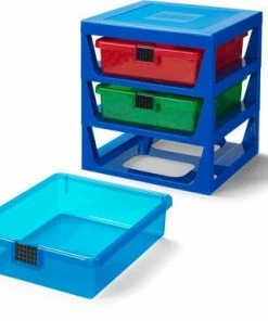 LEGO Oppbevaringshylle Med 3 Skuffer, Rød -jollyroom Butikk 40950001 2595 4b