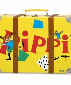 Pippi Langstrømpe Pippi Koffert 32 Cm, Gul