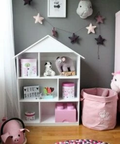 Alice & Fox Bokhylle Hus, Hvit 14 Alice & Fox Bokhylle Hus, Hvit -jollyroom Butikk 442763