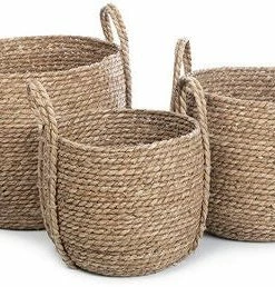 KidsDepot Kurv Oppbevaringskurv 3-pack, Seagrass