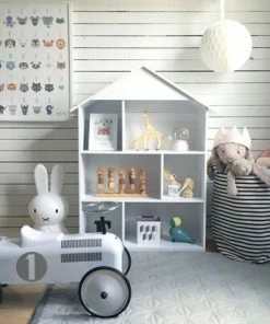 Alice & Fox Bokhylle Hus, Hvit 16 Alice & Fox Bokhylle Hus, Hvit -jollyroom Butikk 487809