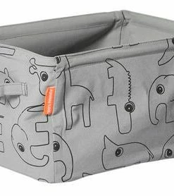 Done By Deer Oppbevaringskurv, Grå