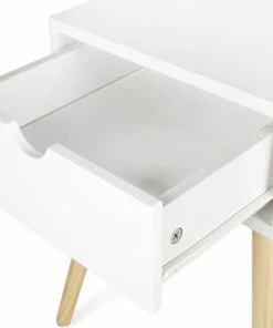 Alice & Fox Nattbord Høyt Treben, Hvit -jollyroom Butikk 512546