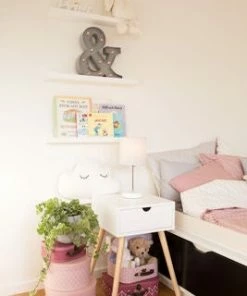 Alice & Fox Nattbord Høyt Treben, Hvit -jollyroom Butikk 527719