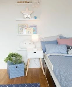 Alice & Fox Nattbord Høyt Treben, Hvit -jollyroom Butikk 527720