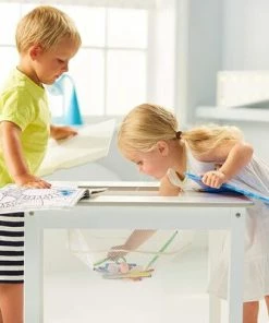 Worlds Apart Bord Og Stoler, Hvit -jollyroom Butikk 528GWH01E 2838 3b