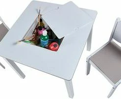 Worlds Apart Bord Og Stoler, Hvit -jollyroom Butikk 528GWH01E 2838 4a