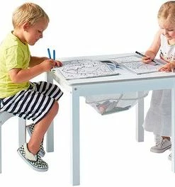 Worlds Apart Bord Og Stoler, Hvit -jollyroom Butikk 528GWH01E 2838 4b