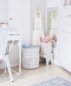 Minitude Oppbevaringskurv, Prikker -jollyroom Butikk 570215