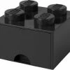 LEGO Oppbevaringsboks Med Skuff 4, Svart