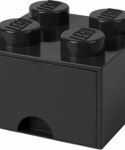 LEGO Oppbevaringsboks Med Skuff 4, Svart