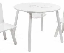 Cloudberry Castle Stoler & Bord M/Oppbevaring, Hvit