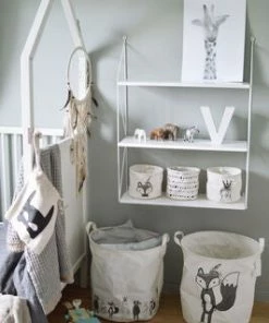 Minitude Vegghylle Brooklyn 3-Etasjer, Svart -jollyroom Butikk 60 600828 1 1