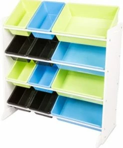 Cloudberry Castle Oppbevaringshylle Med 12-pk Skuffer, Blå