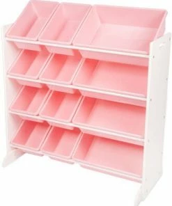 Cloudberry Castle Oppbevaringshylle Med 12-pk Skuffer, Rosa