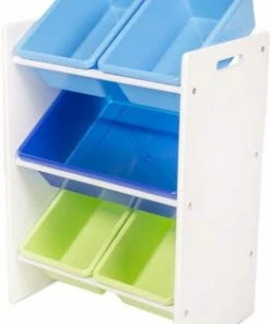 Cloudberry Castle Oppbevaringshylle Med 5-pk Skuffer, Blå