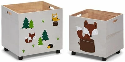 Alice & Fox Oppbevaringsboks 2-Pack, Forest Adventure 2 Alice & Fox Oppbevaringsboks 2-Pack, Forest Adventure - Bilde 2