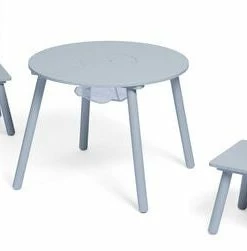 Cloudberry Castle Stoler Og Bord Med Skuff, Grå -jollyroom Butikk 68 688759 1