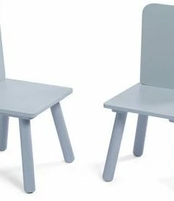 Cloudberry Castle Stoler Og Bord Med Skuff, Grå -jollyroom Butikk 68 688761 1