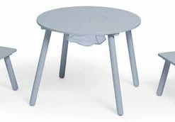 Cloudberry Castle Stoler Og Bord Med Skuff, Grå -jollyroom Butikk 68 688763 1