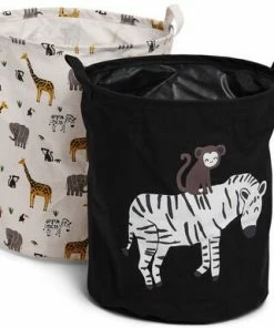 Alice & Fox Oppbevaringskurv 2-pack, MiniSafari