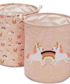 Alice & Fox Oppbevaringskurv 2-pack, Unicornland