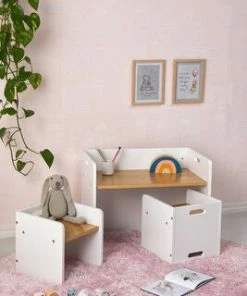 Alice & Fox Sandra Lekebord Og Stoler, Hvit -jollyroom Butikk 701034 01 2255 3b